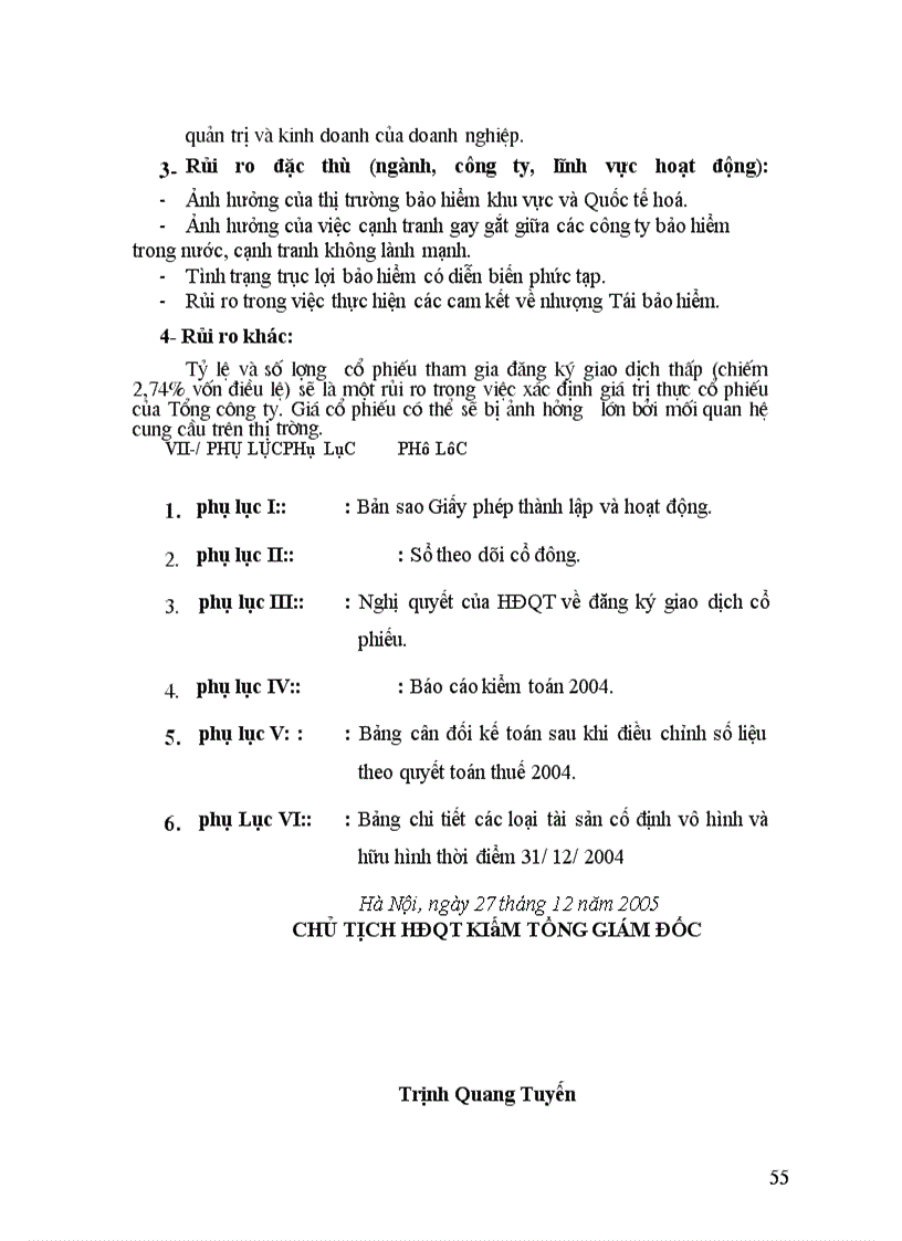 image for page Bản cáo bạch Tổng công ty cổ phần Tái bảo hiểm Quốc gia Việt Nam