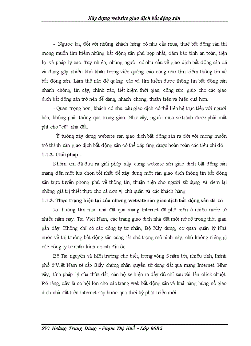 image for page Xây dựng website giao dịch bất động sản