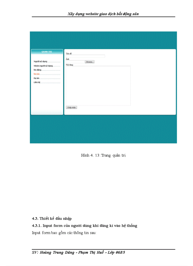 image for page Xây dựng website giao dịch bất động sản