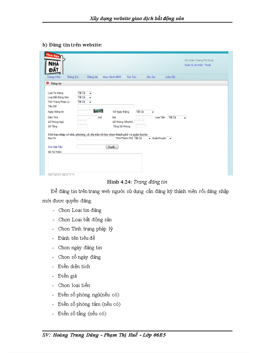 image for page Xây dựng website giao dịch bất động sản