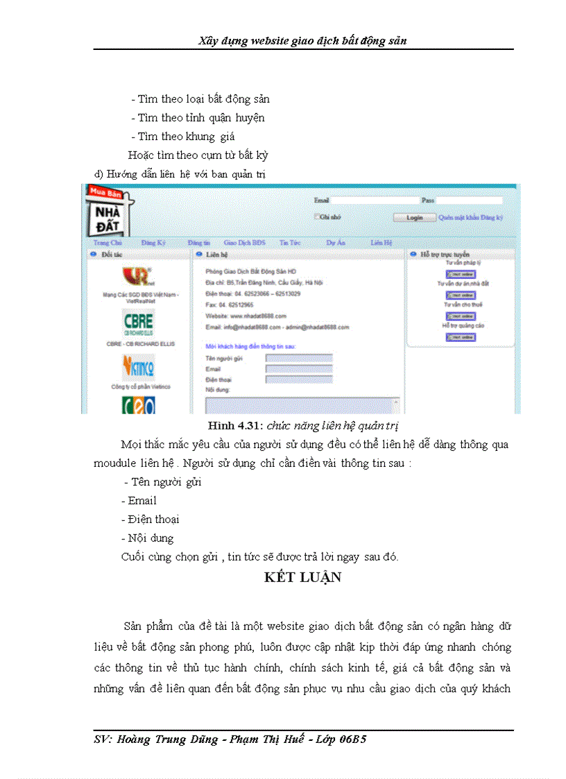 image for page Xây dựng website giao dịch bất động sản