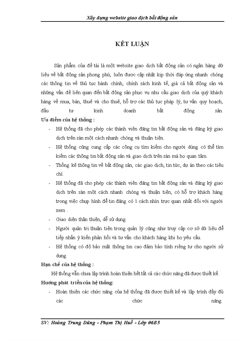 image for page Xây dựng website giao dịch bất động sản