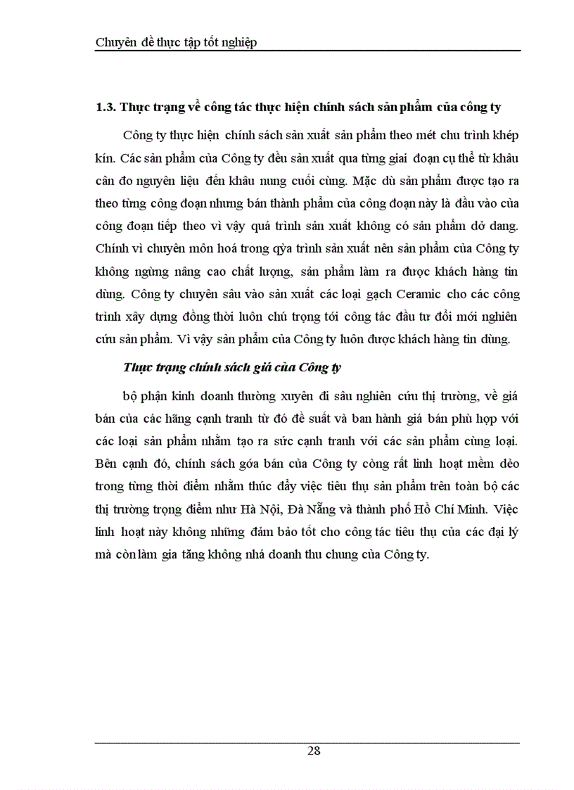image for page Một số biện pháp nhằm tăng cường hiệu quả công tác tiêu thụ thành phẩm của công ty Gạch ốp lát Hà Nội