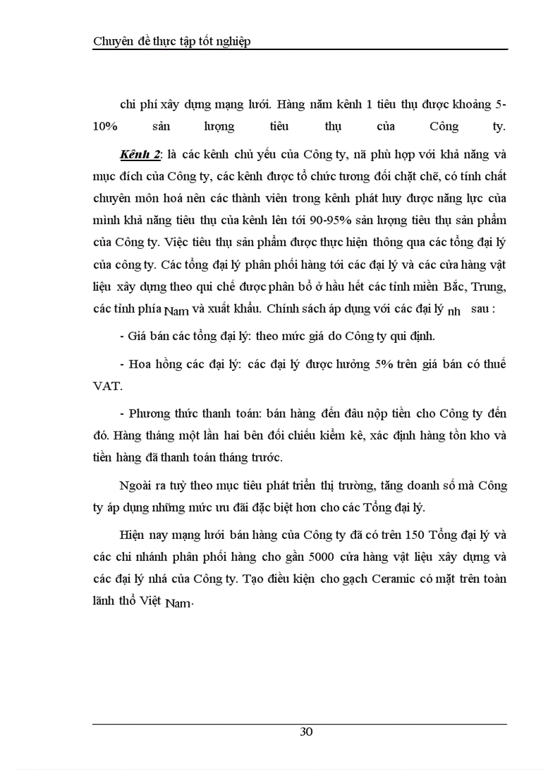 image for page Một số biện pháp nhằm tăng cường hiệu quả công tác tiêu thụ thành phẩm của công ty Gạch ốp lát Hà Nội