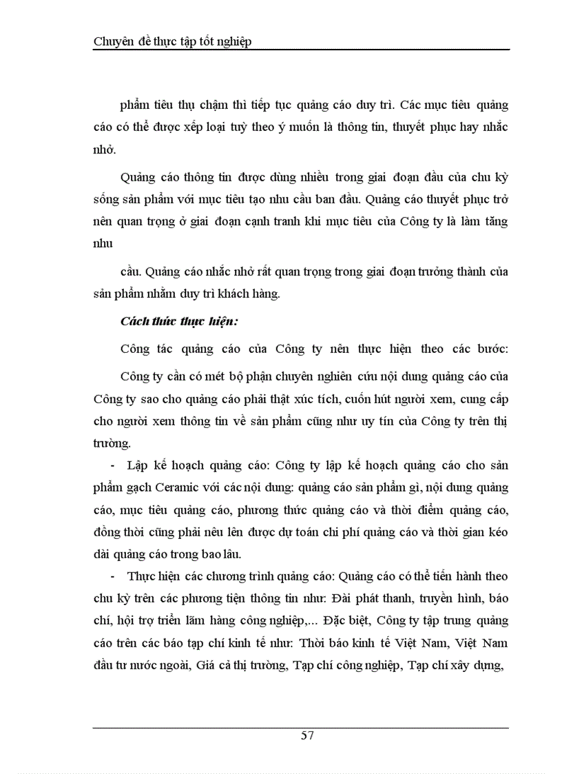 image for page Một số biện pháp nhằm tăng cường hiệu quả công tác tiêu thụ thành phẩm của công ty Gạch ốp lát Hà Nội