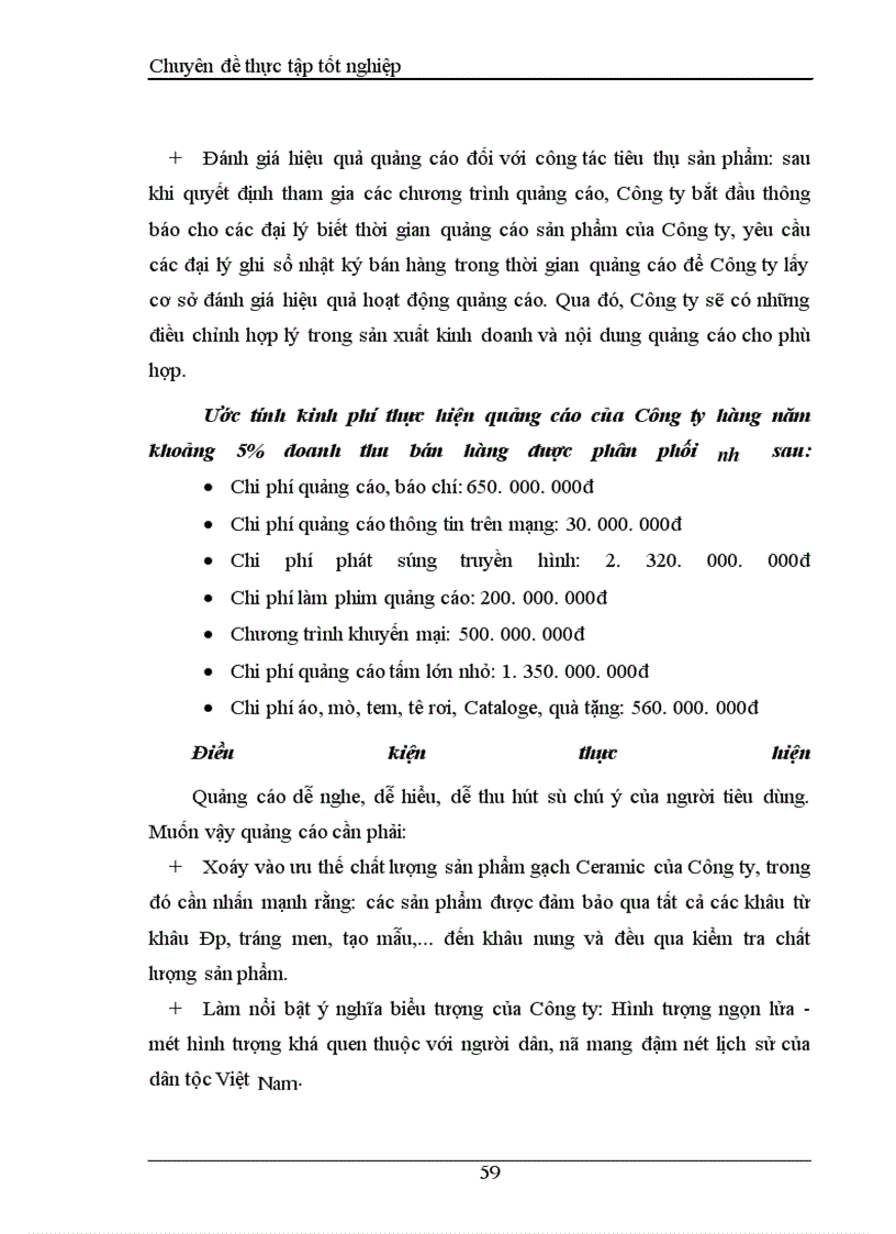 image for page Một số biện pháp nhằm tăng cường hiệu quả công tác tiêu thụ thành phẩm của công ty Gạch ốp lát Hà Nội
