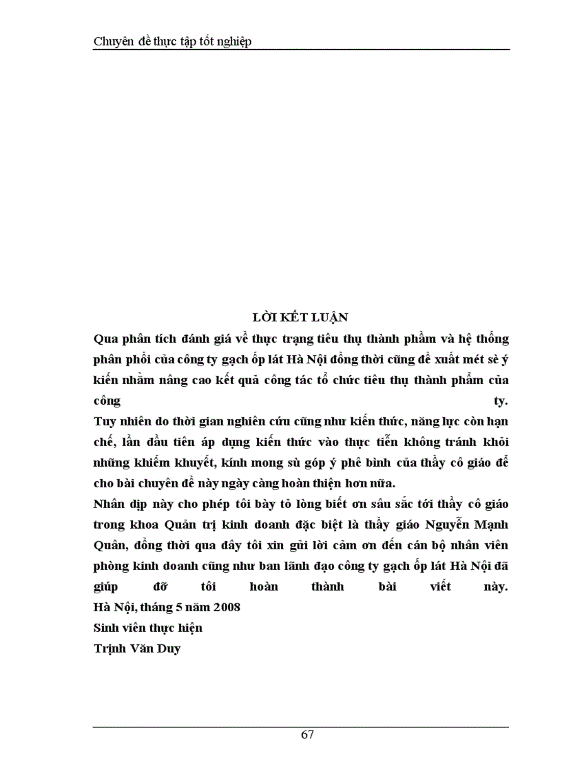 image for page Một số biện pháp nhằm tăng cường hiệu quả công tác tiêu thụ thành phẩm của công ty Gạch ốp lát Hà Nội