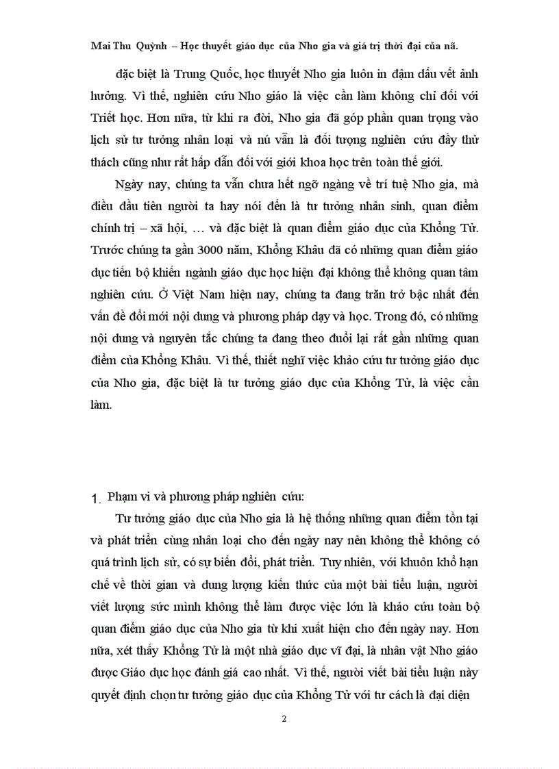 image for page Học thuyết giáo dục của Nho gia và giá trị thời đại của nó