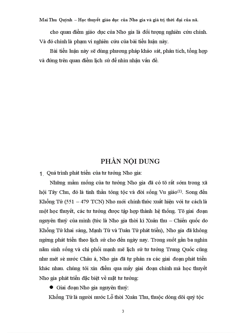 image for page Học thuyết giáo dục của Nho gia và giá trị thời đại của nó