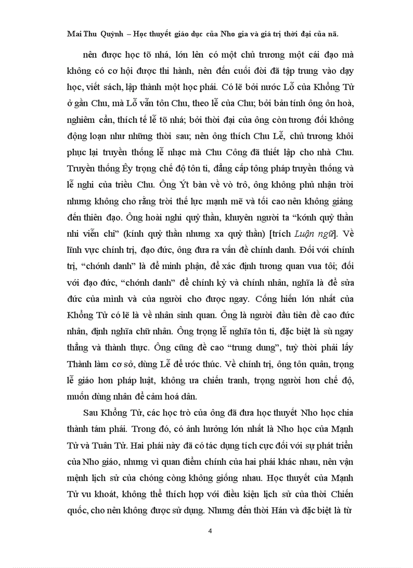 image for page Học thuyết giáo dục của Nho gia và giá trị thời đại của nó