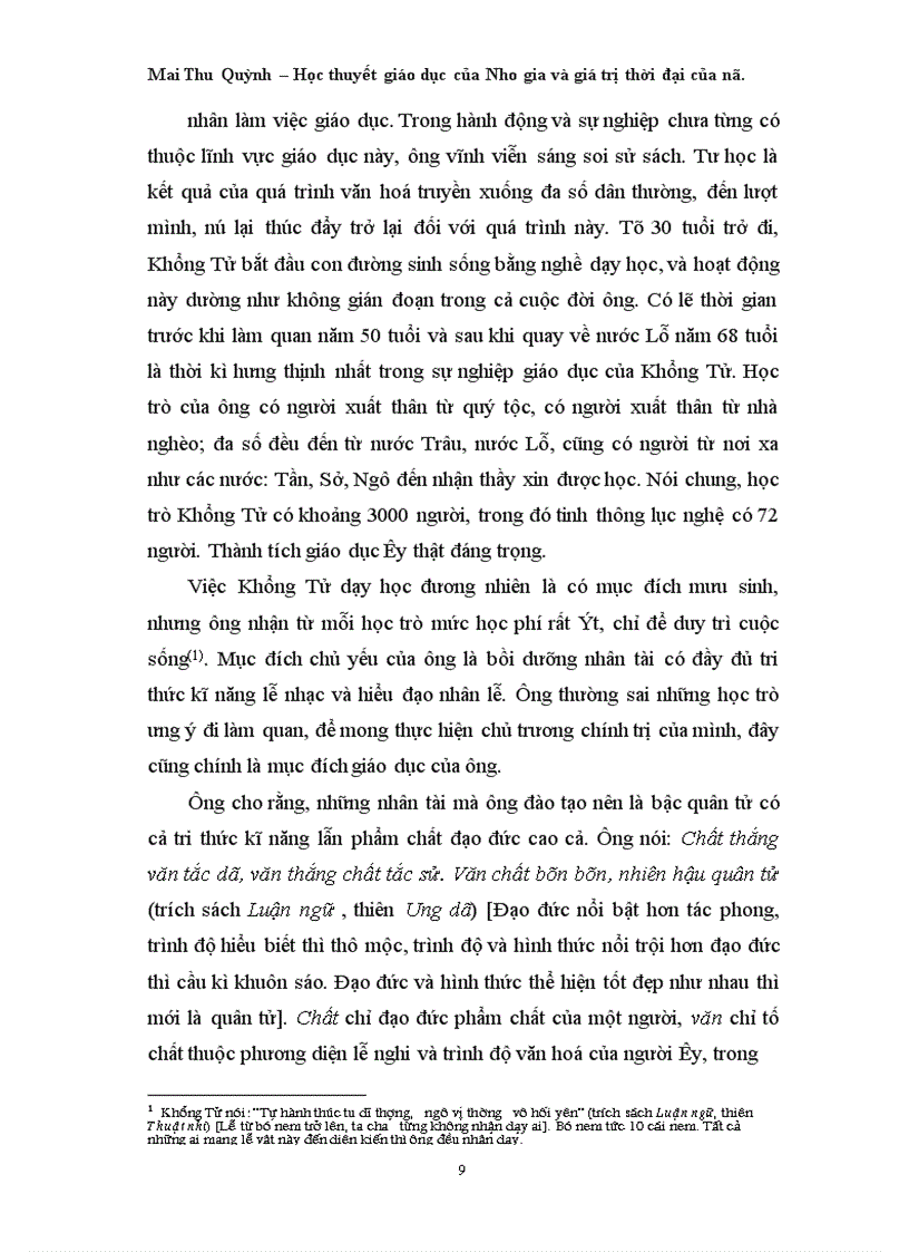 image for page Học thuyết giáo dục của Nho gia và giá trị thời đại của nó