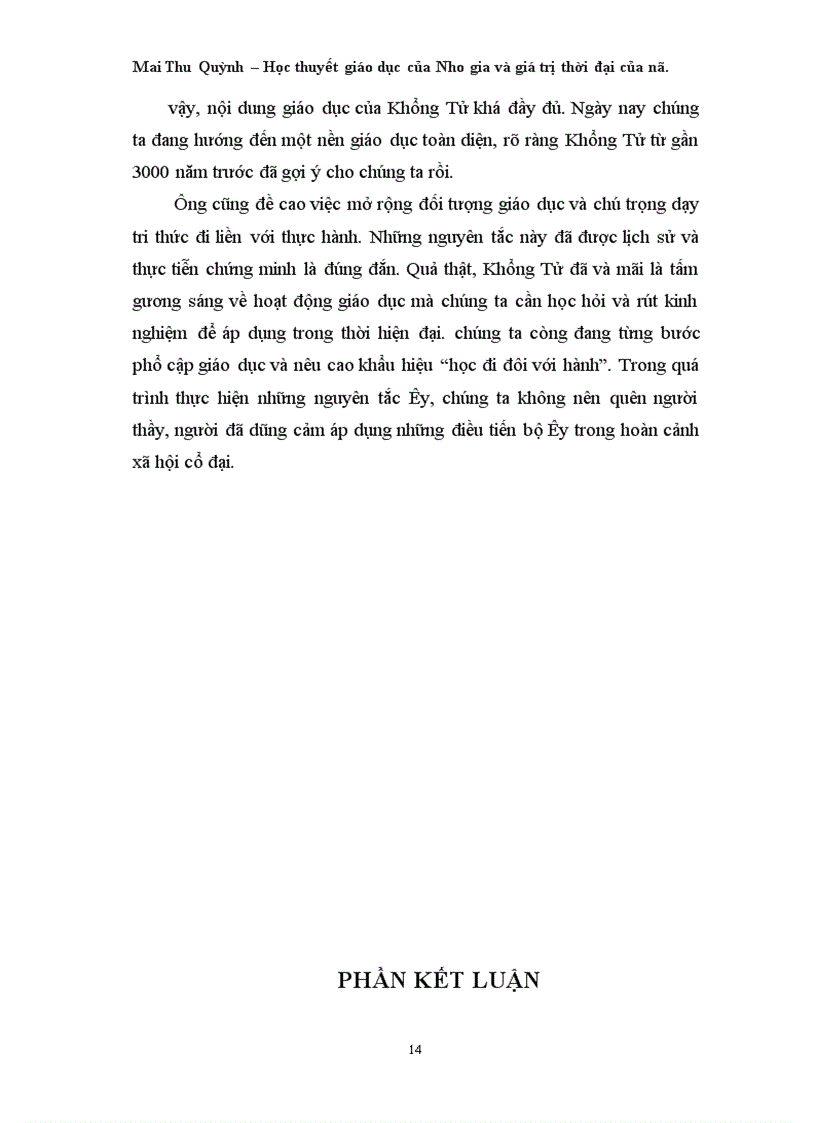 image for page Học thuyết giáo dục của Nho gia và giá trị thời đại của nó