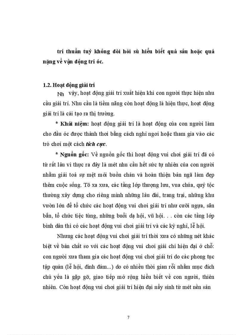 image for page Tăng cường hiệu quả thu hút khách đến vui chơi giải trí tại Công Ty Cổ Phần Dịch Vụ Giải Trí Hà Nội .