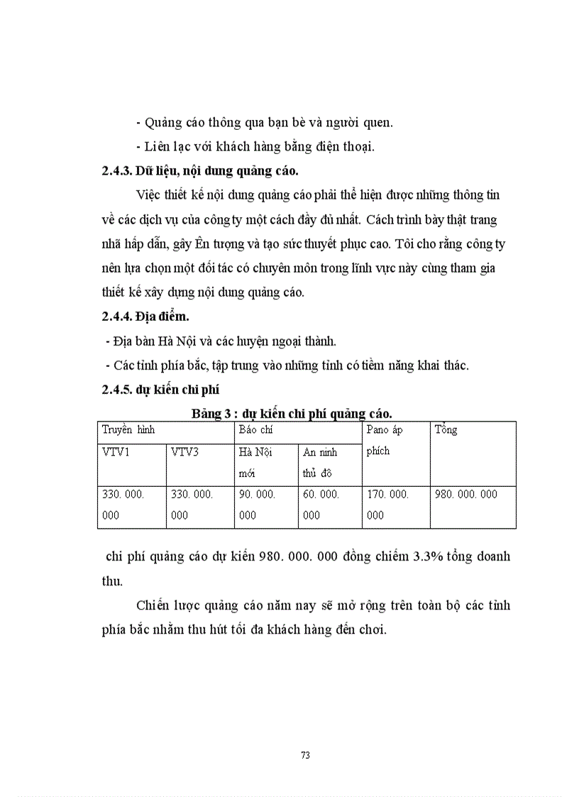 image for page Tăng cường hiệu quả thu hút khách đến vui chơi giải trí tại Công Ty Cổ Phần Dịch Vụ Giải Trí Hà Nội .