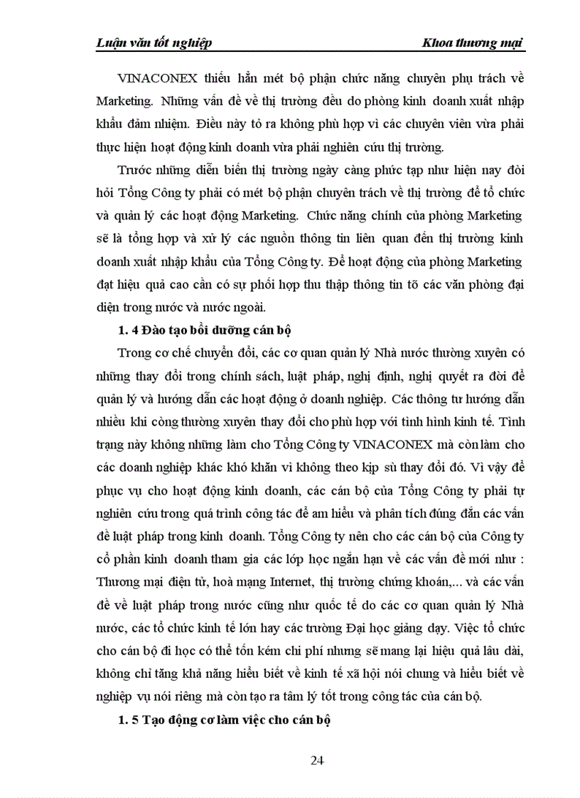 image for page Thực trạng và giải pháp nhằm nâng cao hiệu quả hoạt động kinh doanh nhập khẩu của VINACONEX
