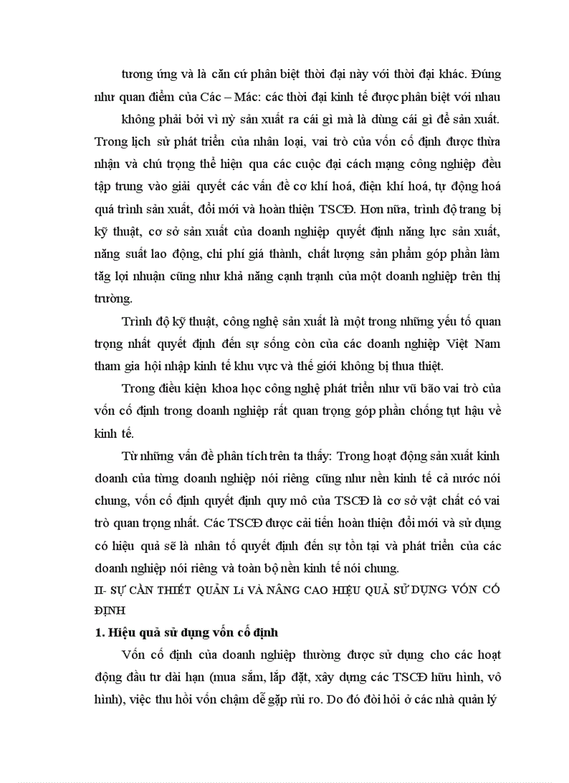 image for page Vốn cố định và một số biện pháp chủ yếu nhằm nâng cao hiệu quả quản lý và sử dụng vốn cố định tại Công ty Cổ phần Phát triển Khoáng sản 4