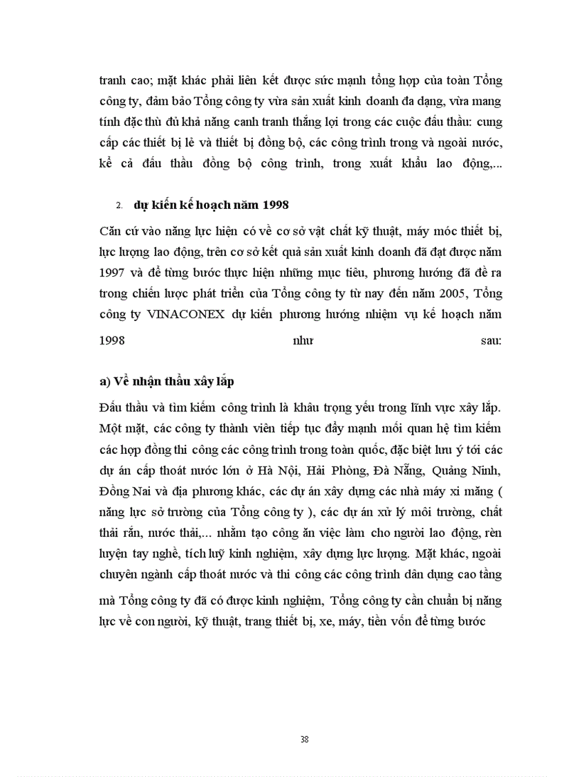 image for page Một số vấn đề về chiến lược phát triển theo hướng đa dạng hóa kinh doanh, đa dạng hóa sản phẩm của Tổng công ty VINACONEX từ nay đến năm 2005
