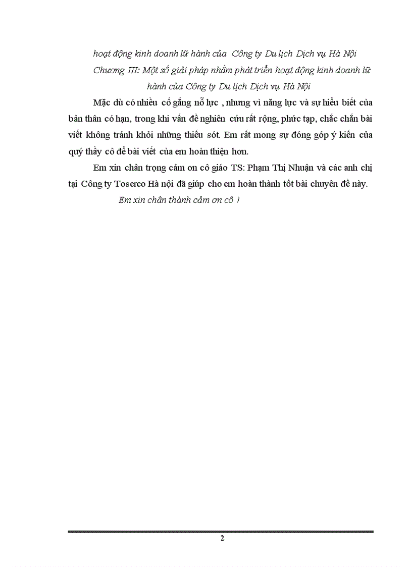 image for page Một số giải pháp nhằm nâng cao kết quả hoạt động kinh doanh lữ hành tại công ty du lịch dịch vụ Hà Nội
