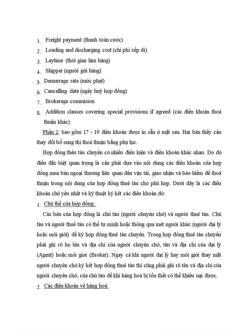 image for page Nghiệp vụ thuê tàu chuyến tại công ty Cổ phần Giao nhận Vận tải Ngoại thương VINATRANS - chi nhánh Hải Phòng