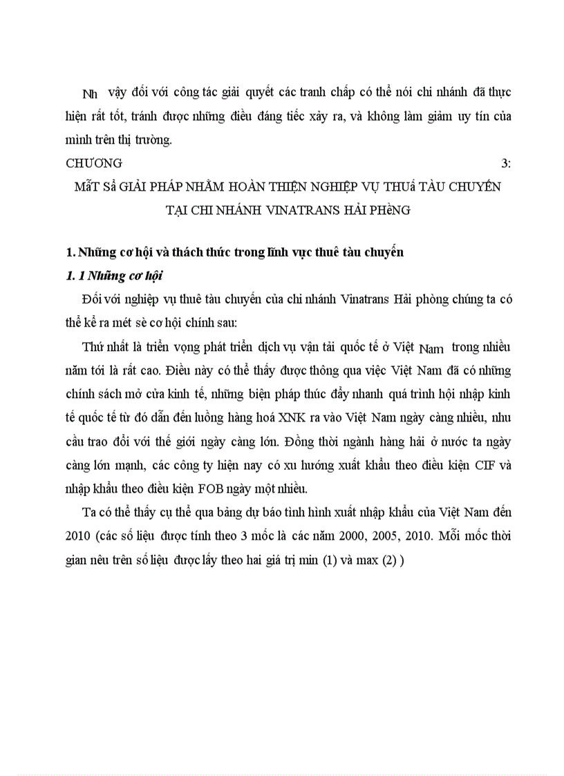 image for page Nghiệp vụ thuê tàu chuyến tại công ty Cổ phần Giao nhận Vận tải Ngoại thương VINATRANS - chi nhánh Hải Phòng