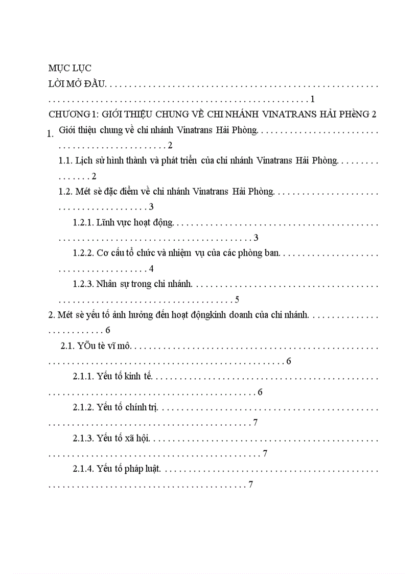 image for page Nghiệp vụ thuê tàu chuyến tại công ty Cổ phần Giao nhận Vận tải Ngoại thương VINATRANS - chi nhánh Hải Phòng