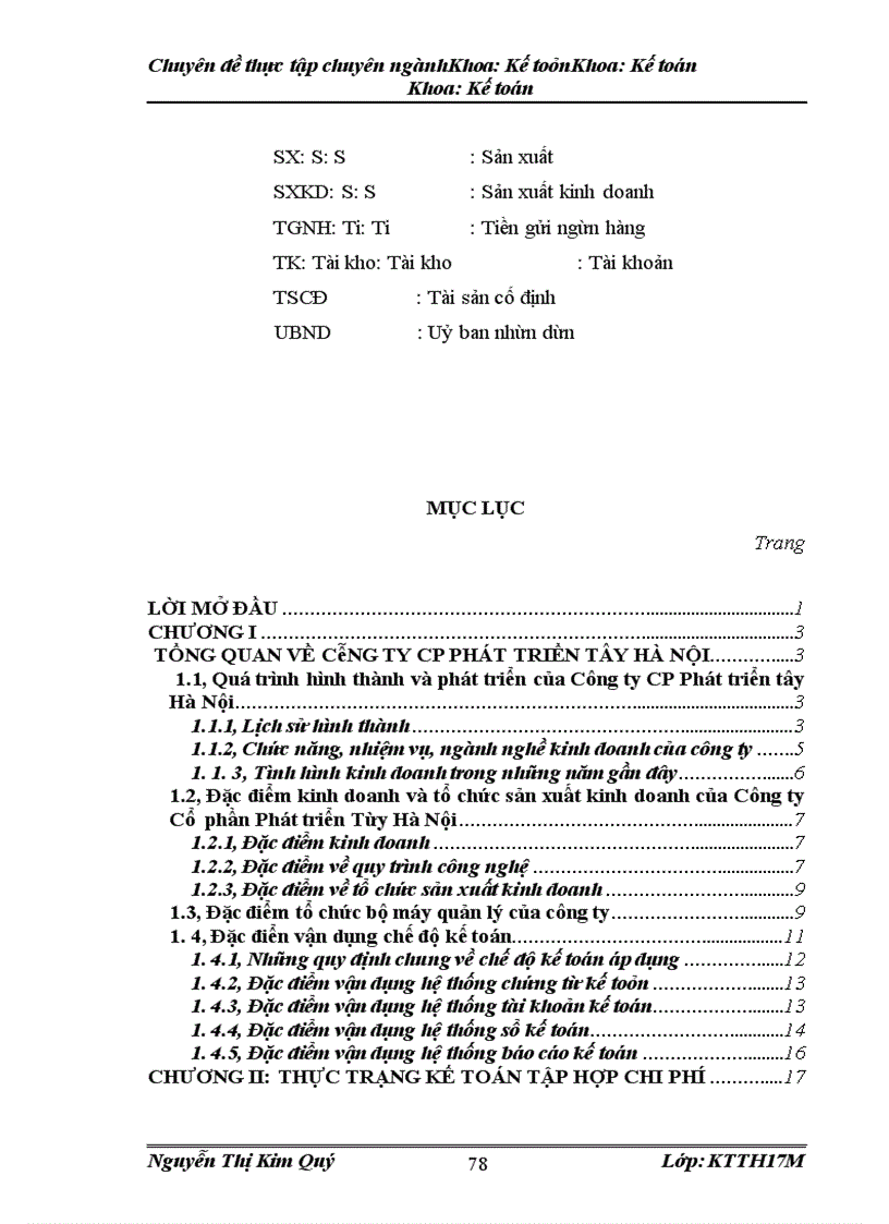 image for page Hoàn thiện kế toán tập hợp chi phí sản xuất và tính giá thành sản phẩm tại Công ty Cổ phần Phát triển Tây Hà Nội