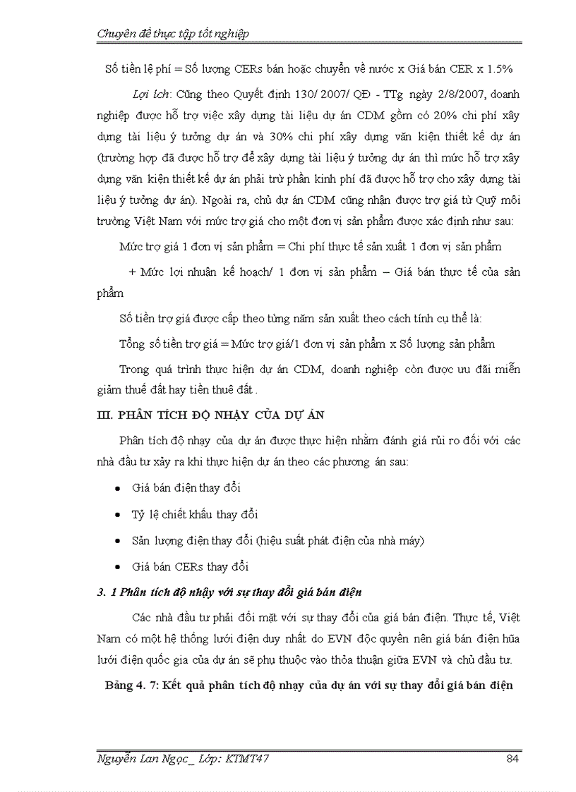 image for page Đánh giá hiệu quả kinh tế xã hội của dự án phong điện i – bình thuận theo cơ chế phát triển sạch