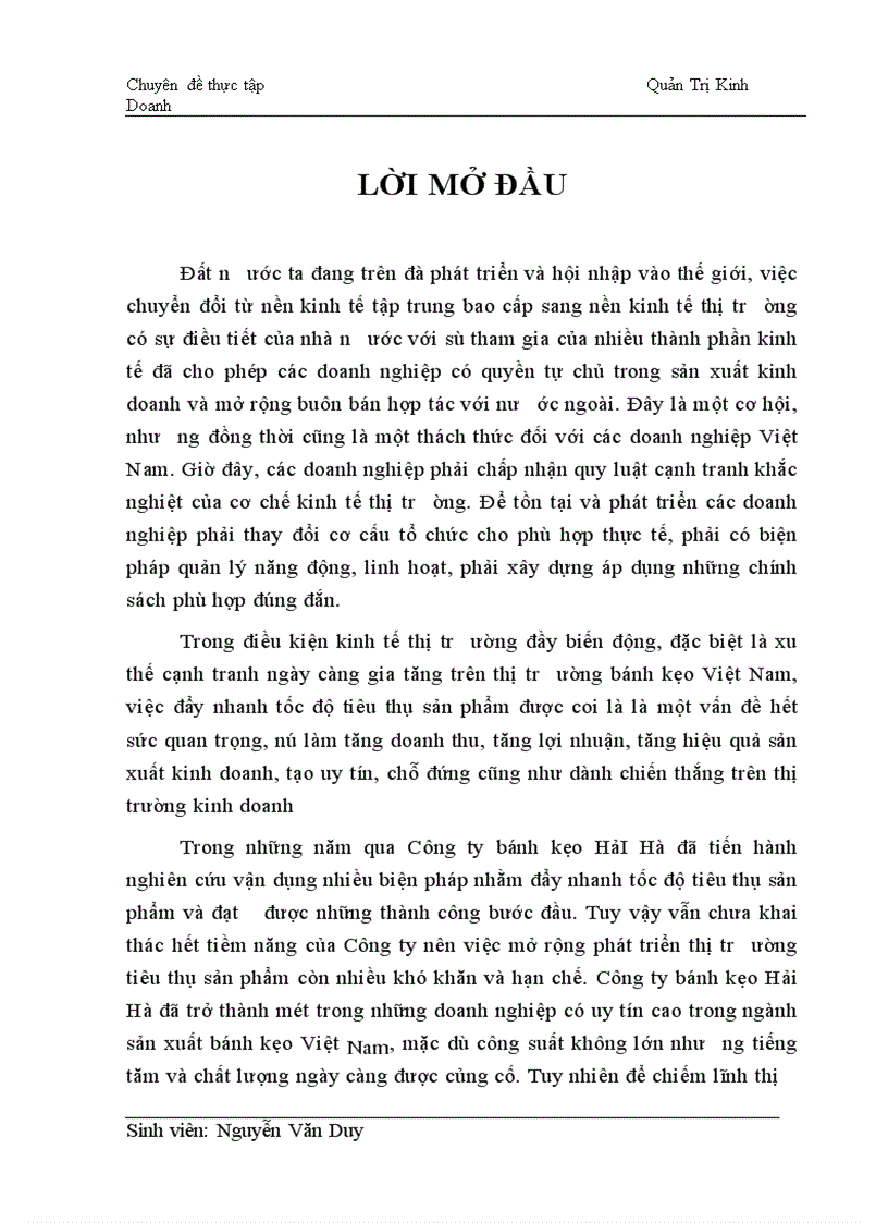 image for page Một số biện pháp cơ bản nhằm đẩy nhanh tốc độ tiêu thụ sản phẩm ở Công ty bánh kẹo HảI Hà
