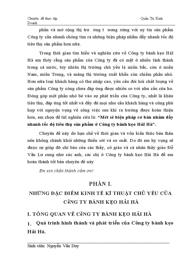 image for page Một số biện pháp cơ bản nhằm đẩy nhanh tốc độ tiêu thụ sản phẩm ở Công ty bánh kẹo HảI Hà