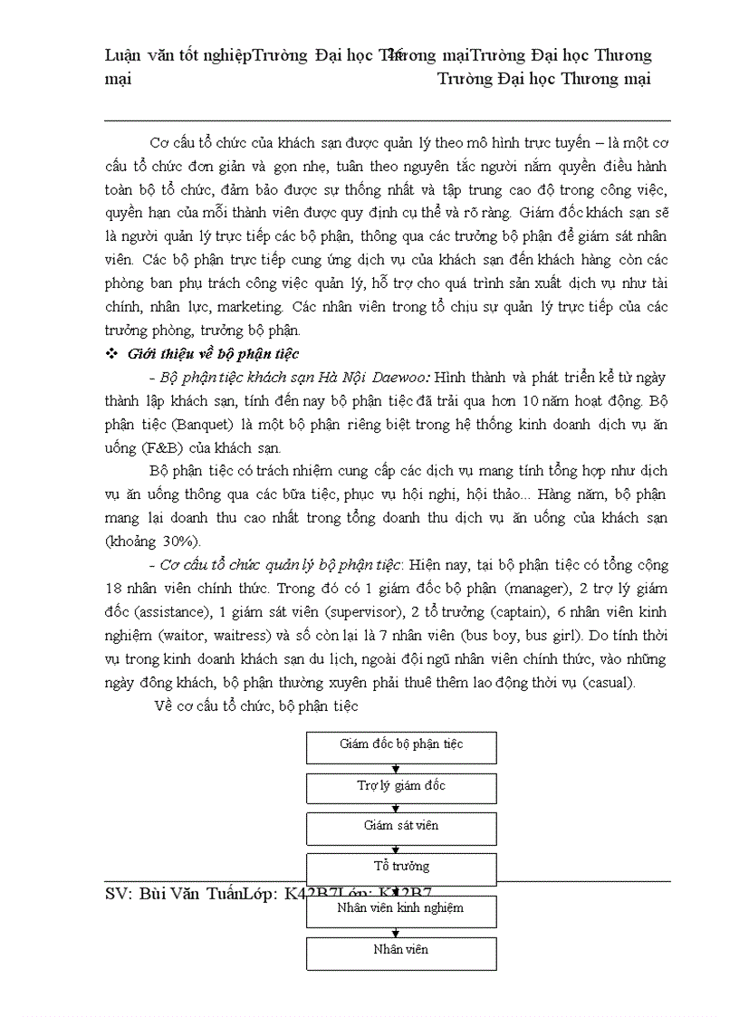 image for page Quản trị nghiệp vụ phục vụ tiệc cưới tại khách sạn Hà Nội Daewoo