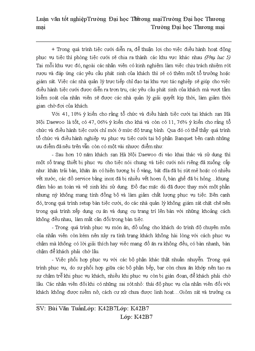 image for page Quản trị nghiệp vụ phục vụ tiệc cưới tại khách sạn Hà Nội Daewoo