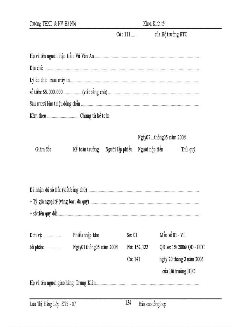 image for page Báo cáo kế toán tổng hợp tại Công ty liờn doanh TNHH Hải Hà - Kotobuki