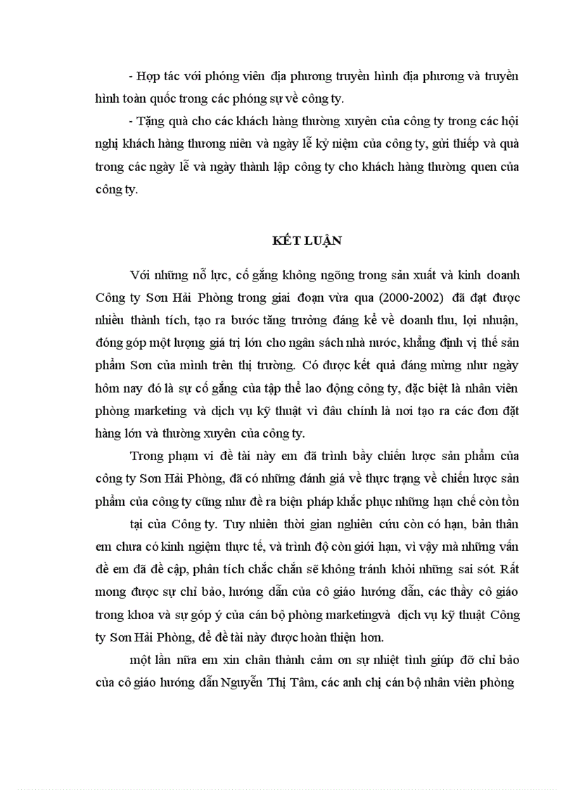 image for page Chiến lược sản phẩm của công ty Sơn Hải Phòng