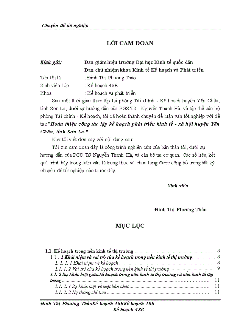 image for page Hoàn thiện công tác lập kế hoạch phát triển kinh tế-xã hội huyện Yên Châu, tỉnh Sơn La