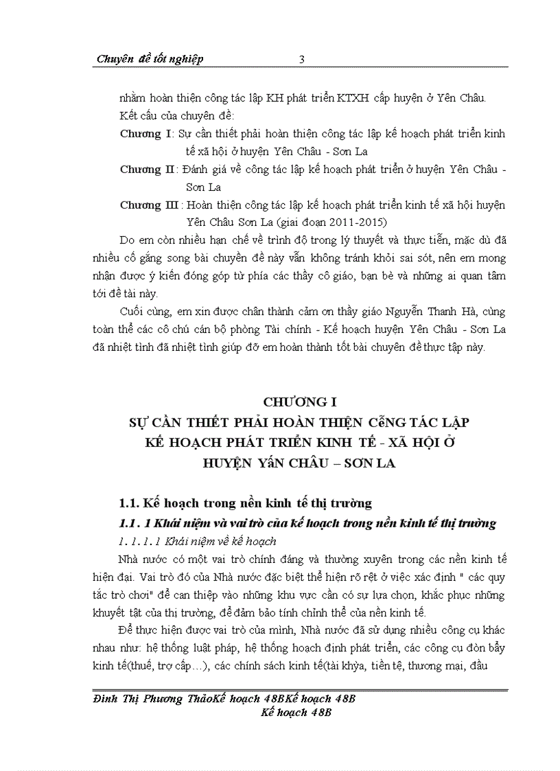 image for page Hoàn thiện công tác lập kế hoạch phát triển kinh tế-xã hội huyện Yên Châu, tỉnh Sơn La