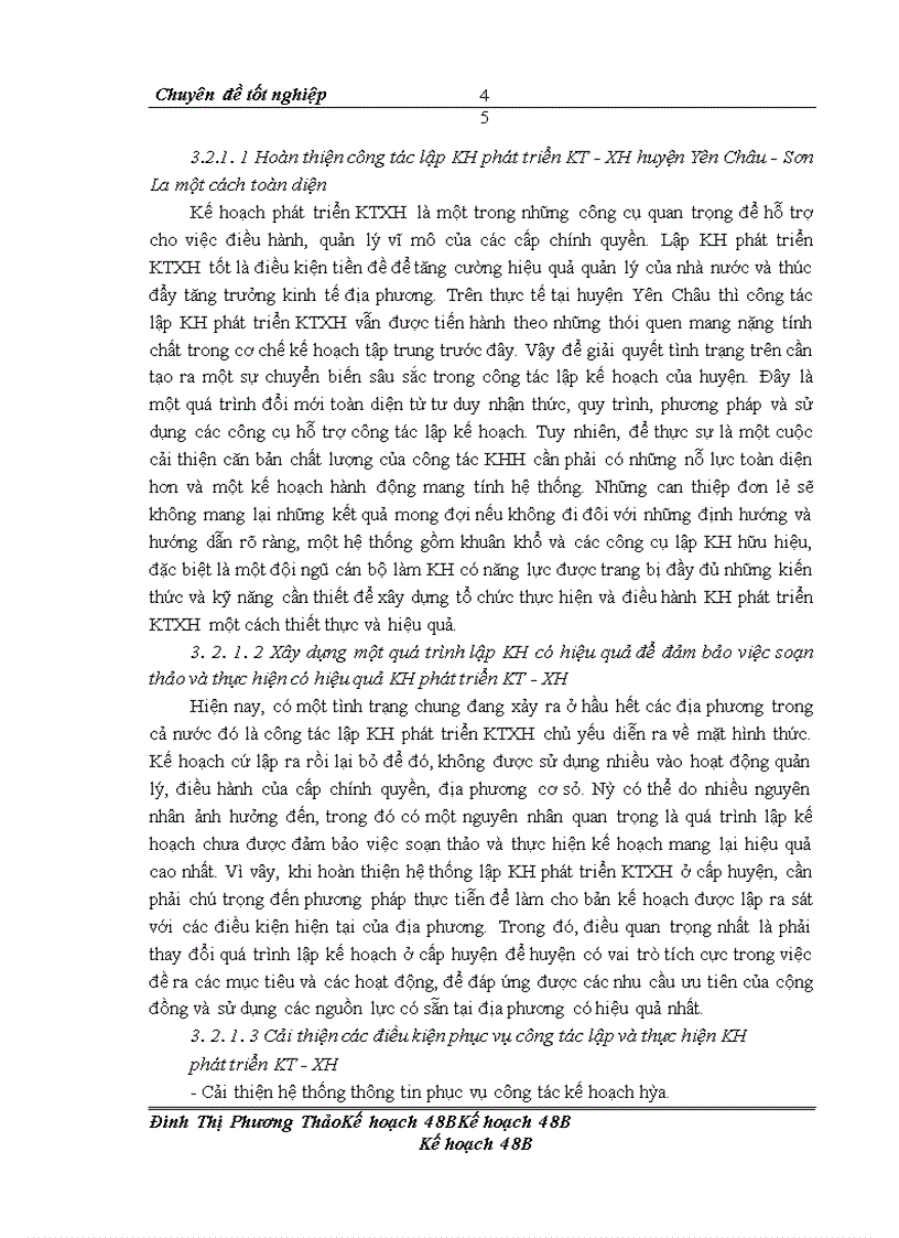 image for page Hoàn thiện công tác lập kế hoạch phát triển kinh tế-xã hội huyện Yên Châu, tỉnh Sơn La