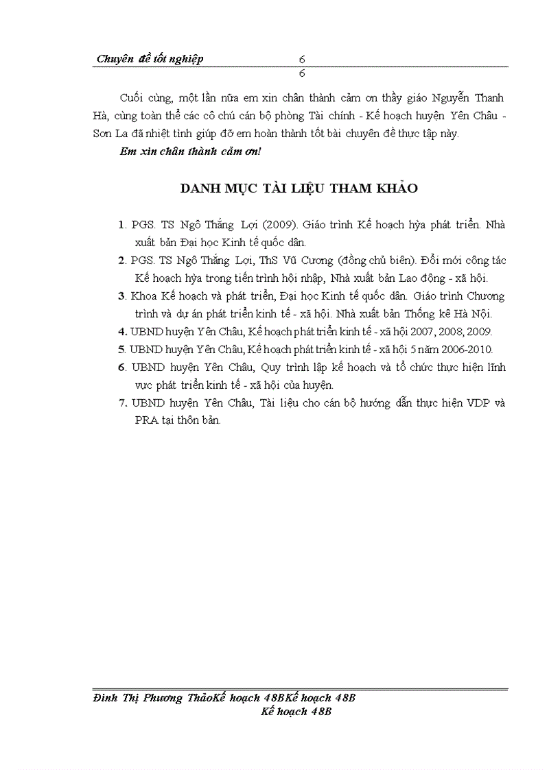 image for page Hoàn thiện công tác lập kế hoạch phát triển kinh tế-xã hội huyện Yên Châu, tỉnh Sơn La