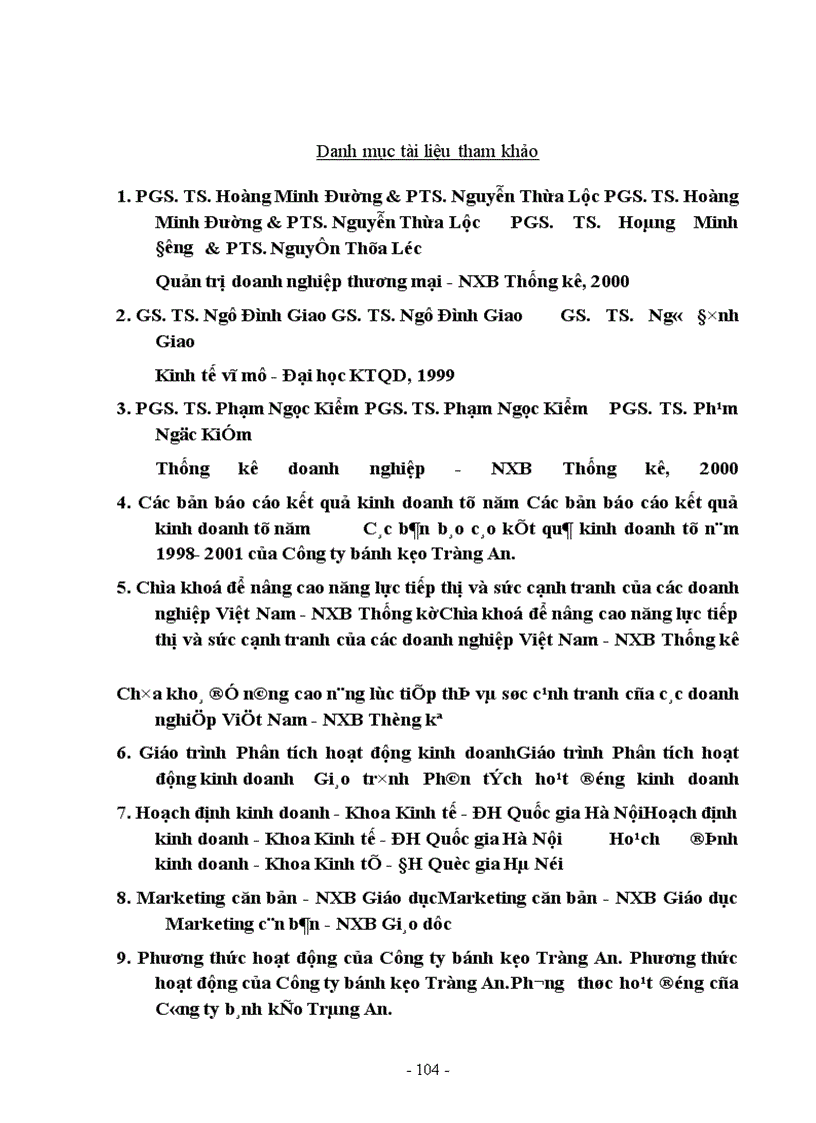 image for page Hiệu quả sản xuất kinh doanh của Công ty Bánh kẹo Tràng An