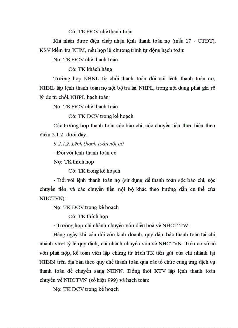 image for page Một số giải pháp nhằm nâng cao chất lượng công tác thanh toán điện tử tại NHCT Hai Bà Trưng