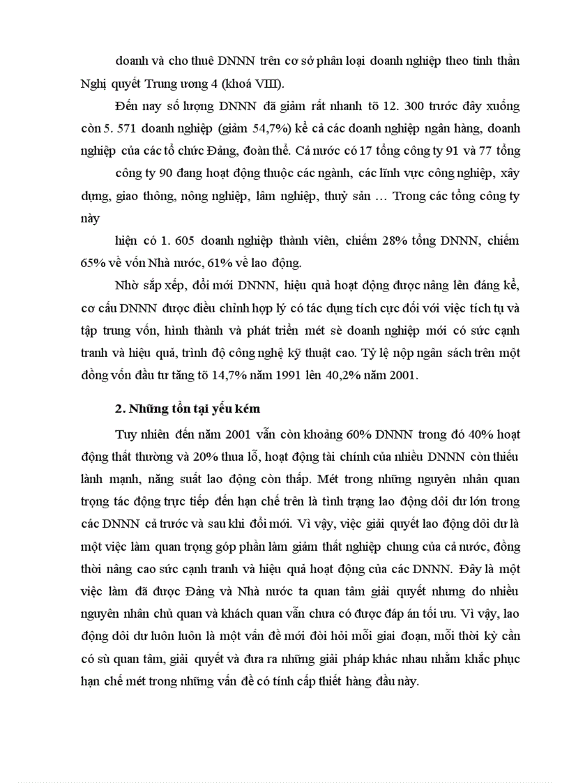 image for page Vấn đề lao động dôi dư trong quá trình đổi mới, sắp xếp lại DNNN