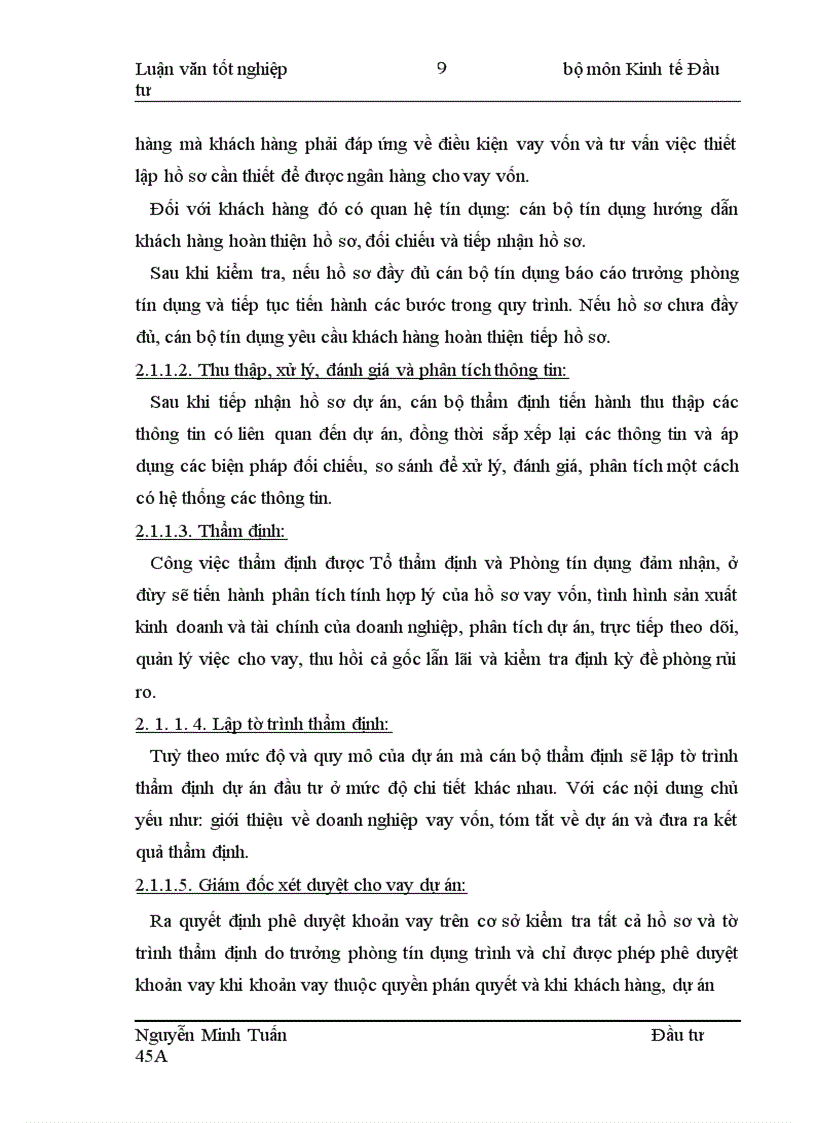 image for page Nâng cao chất lượng công tác thẩm định tài chính dự án đầu tư tại Chi nhánh ngân hàng nông nghiệp và phát triển nông thôn Bách Khoa