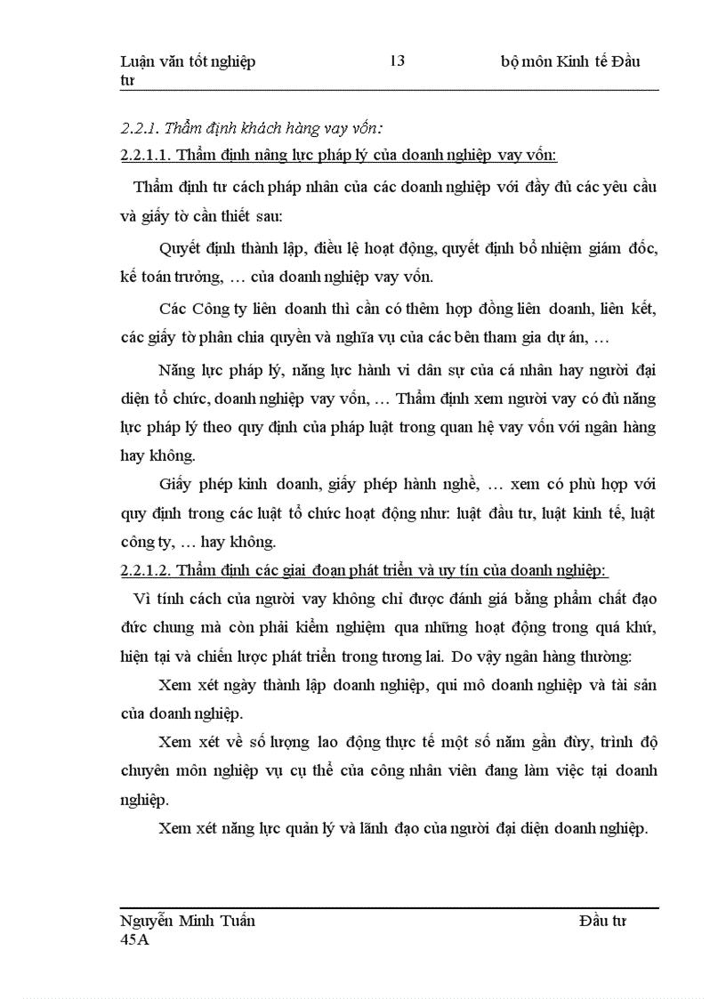 image for page Nâng cao chất lượng công tác thẩm định tài chính dự án đầu tư tại Chi nhánh ngân hàng nông nghiệp và phát triển nông thôn Bách Khoa