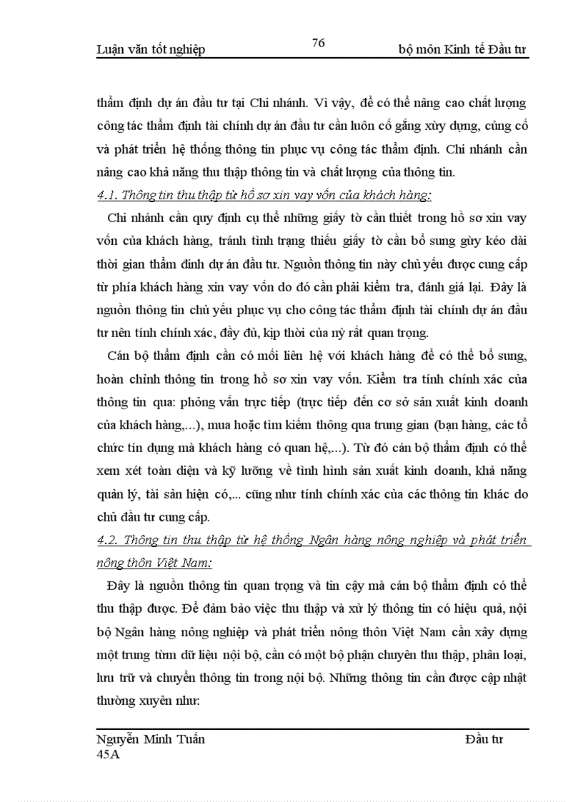 image for page Nâng cao chất lượng công tác thẩm định tài chính dự án đầu tư tại Chi nhánh ngân hàng nông nghiệp và phát triển nông thôn Bách Khoa