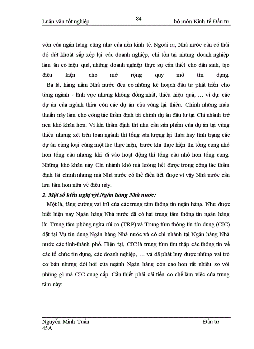image for page Nâng cao chất lượng công tác thẩm định tài chính dự án đầu tư tại Chi nhánh ngân hàng nông nghiệp và phát triển nông thôn Bách Khoa