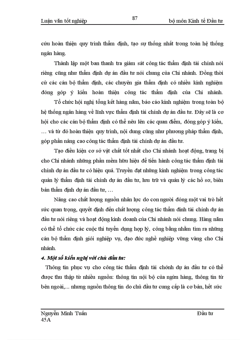 image for page Nâng cao chất lượng công tác thẩm định tài chính dự án đầu tư tại Chi nhánh ngân hàng nông nghiệp và phát triển nông thôn Bách Khoa