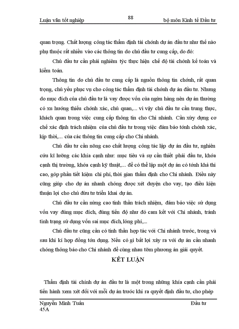 image for page Nâng cao chất lượng công tác thẩm định tài chính dự án đầu tư tại Chi nhánh ngân hàng nông nghiệp và phát triển nông thôn Bách Khoa