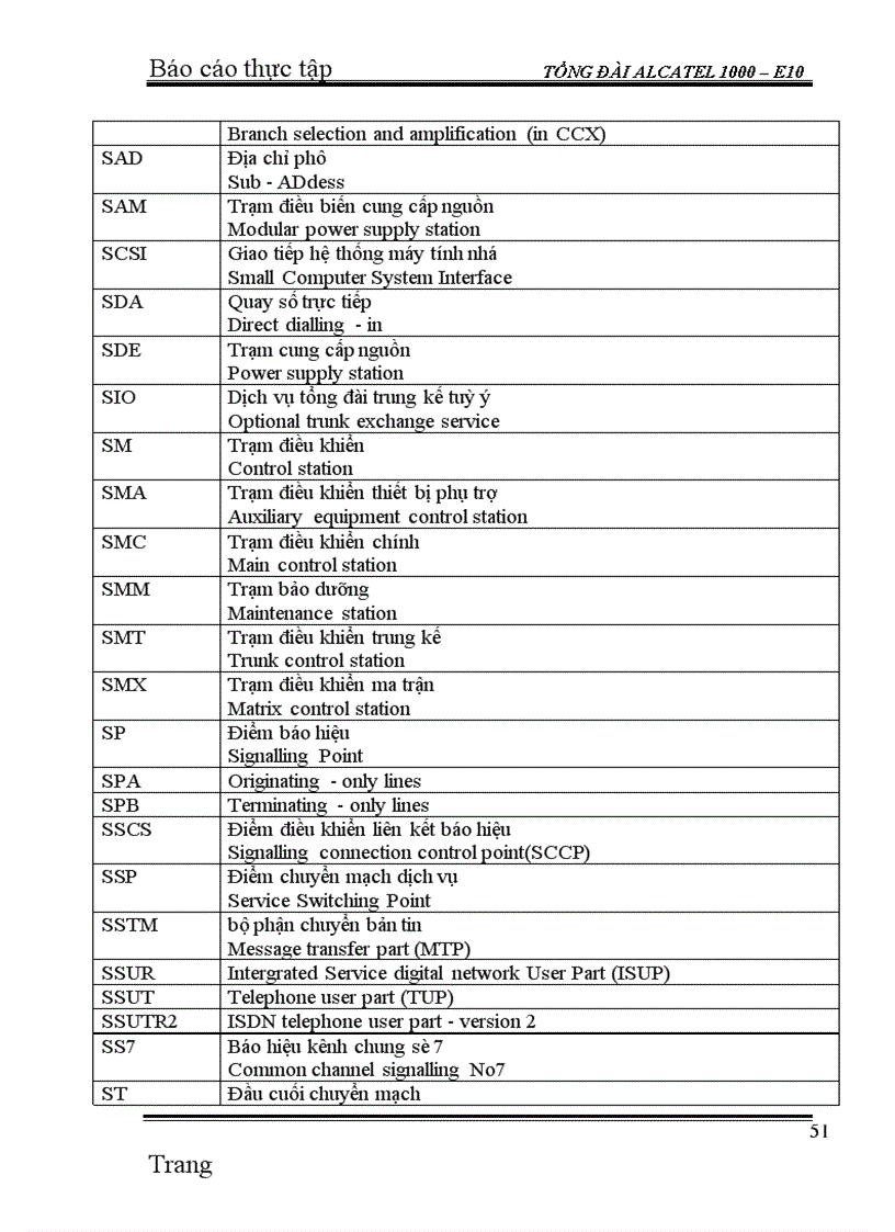 image for page Thực tập Tổng đài ALCATEL 1000 – E10