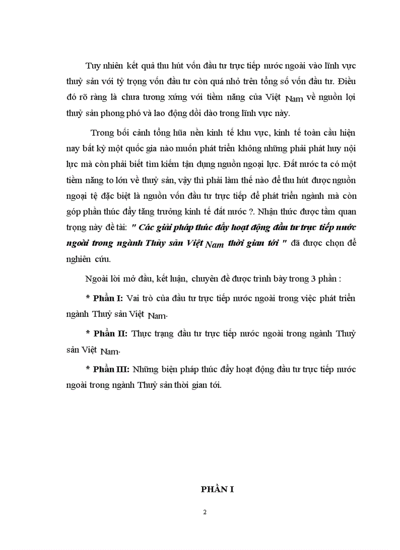 image for page Các giải pháp thúc đẩy hoạt động đầu tư trực tiếp nước ngoài trong ngành Thủy sản Việt Nam thời gian tới