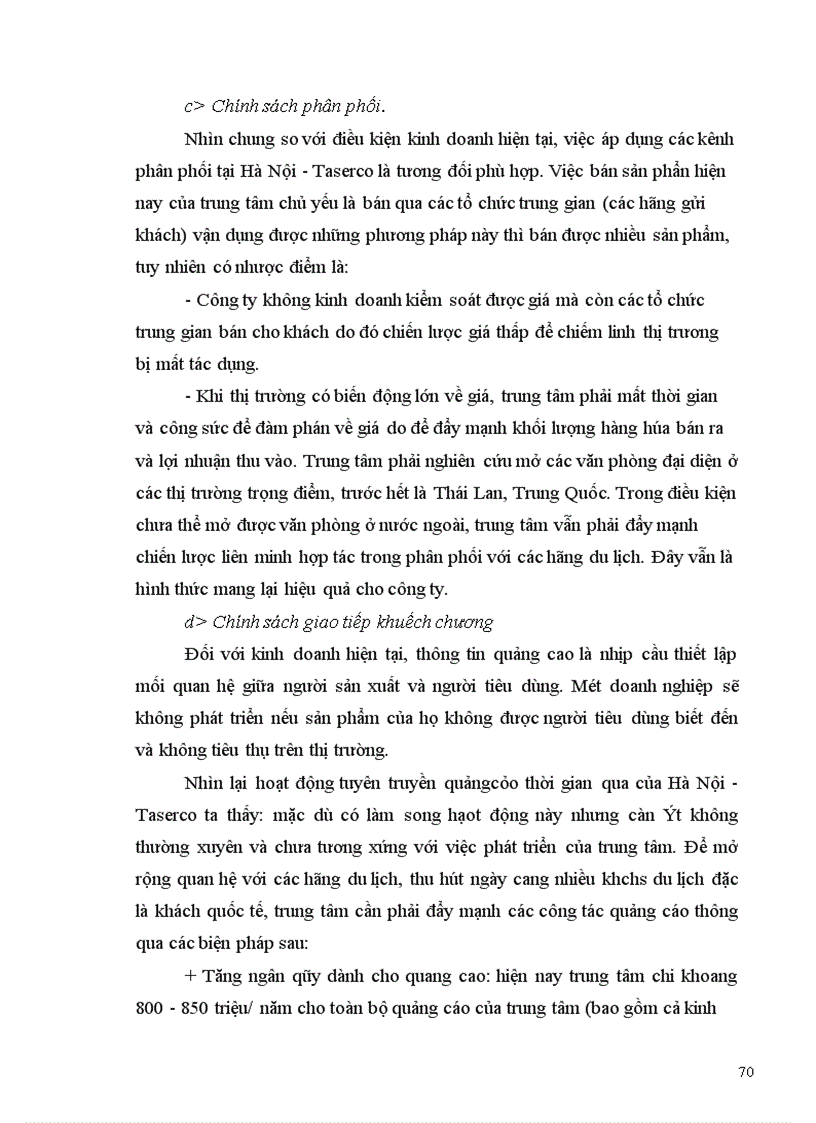 image for page Một số giải pháp nhằm phát triển hoạt động kinh doanh lữ hành quốc tế tại Công ty Du lịch Hà Nội-Toserco