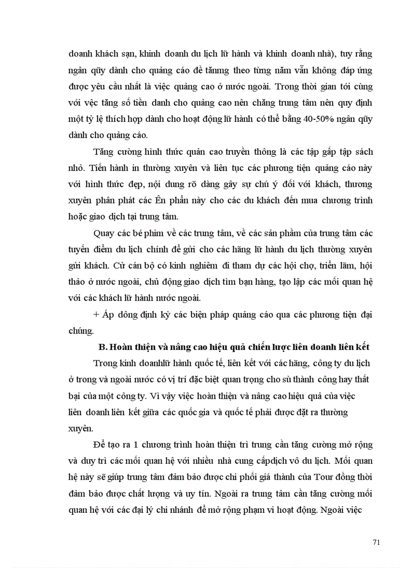 image for page Một số giải pháp nhằm phát triển hoạt động kinh doanh lữ hành quốc tế tại Công ty Du lịch Hà Nội-Toserco